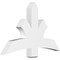 Ekena Millwork Davenport Architectural Grade PVC Gable Bracket, 48"W x 30"H x 4"D x 6"F, 15/12 Pitch GBP048X30X0406DAV00 - alternate 1